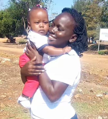 Rose Akinyi and her baby, Jayla Joy.